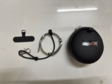 What's in the box: PHLOOP Elite Stainless Steel bracelet phone holder with elastic tether cord and swivel clasp, tether tab, and branded zip carry case